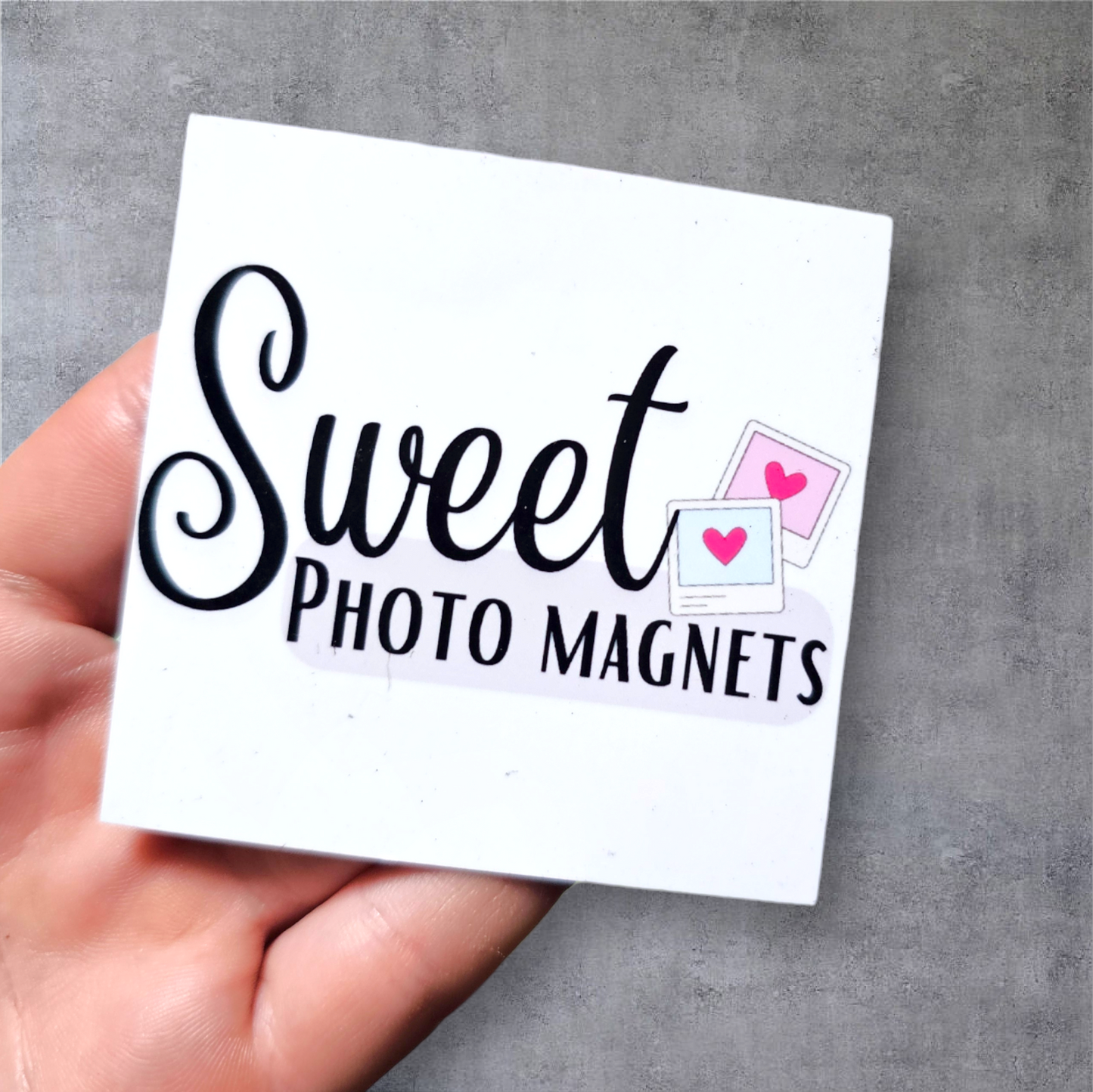 2.5"x 2.5" Printed Semi-Gloss Photo Magnet